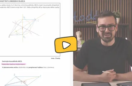 Geometrie: sestavení kosodélníku
