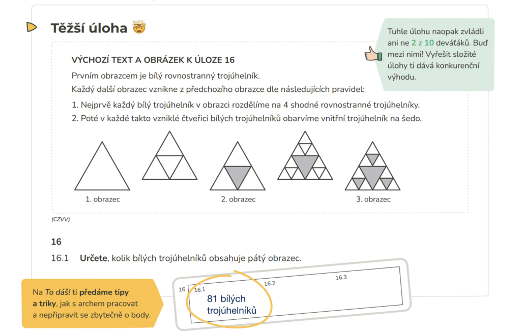 matematika těžší úloha